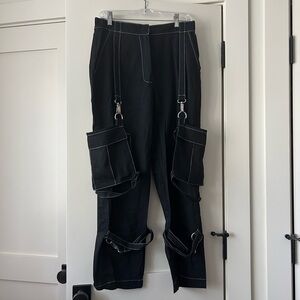 The Ragged Priest Women’s Black Cargo Pants